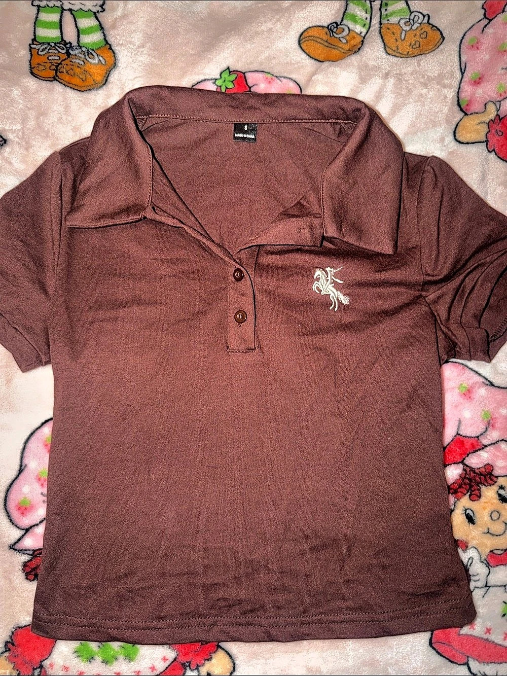 Brown Short Sleeve Polo